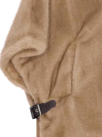 Pinko Beige Bedside Table Hood In Brown