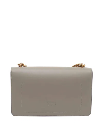Pinko Love One Classic Crossbody Bag In Gray