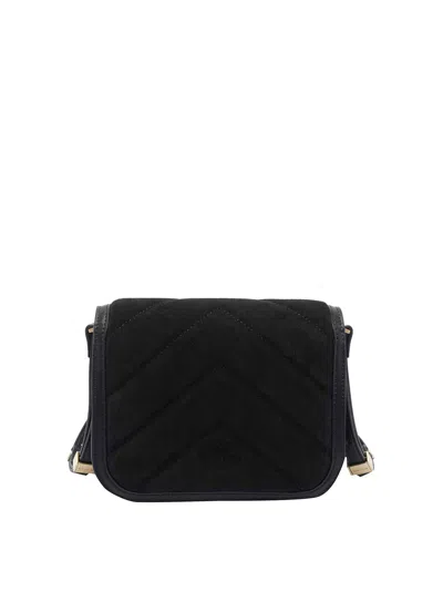Pinko Suede Mini Love Bag Box Shoulder Bag In Black