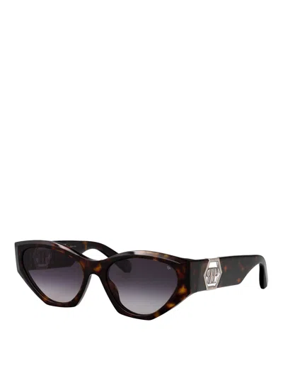 Philipp Plein Capture Sunglasses In Brown