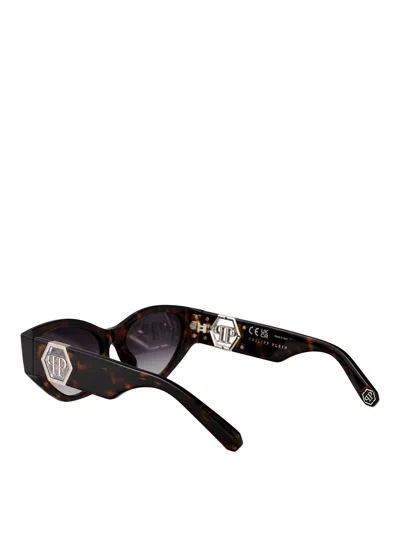 Philipp Plein Capture Sunglasses In Brown