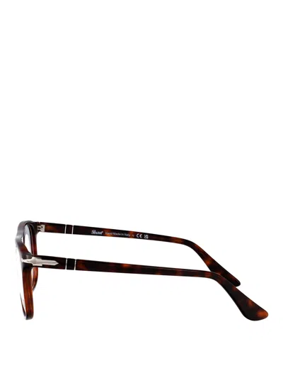 Persol 24 Havana Acetate Glasses In Brown