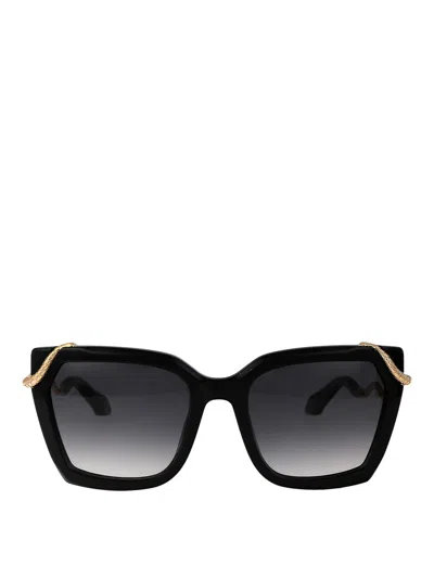 Roberto Cavalli Sunglasses Src034 M 0700 In Black