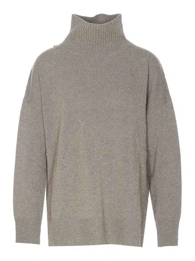 Roberto Collina Grey Sweater In Gray