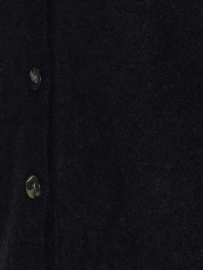 Roberto Collina Knitwear V-neck Cut Out Detail In Blue