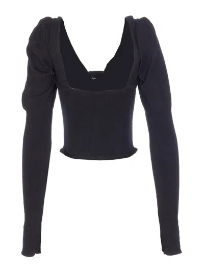 Vivienne Westwood Black Bea Corset Top In Brown