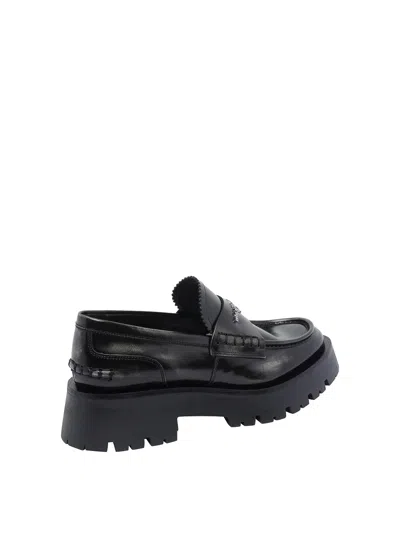 Alexander Wang Mocassini Carter In Pelle With Medium Tacco In Black