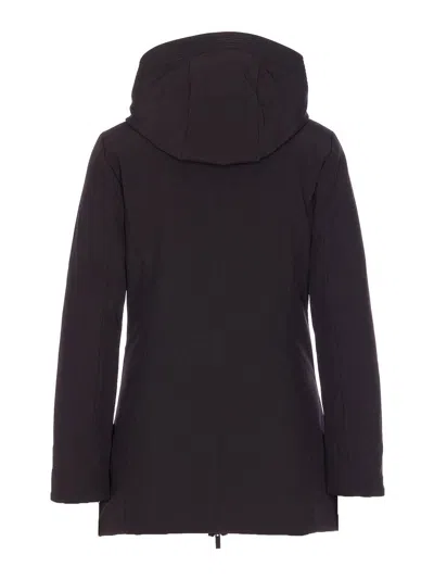 Woolrich Firth Parka In Tech Softshell In Brown
