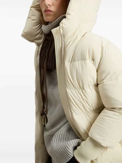 Woolrich Cloud Down Jacket In Stretch Nylon With A Matte Finish In Multi