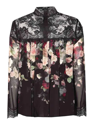 Zimmermann Blusa Hypnotic In Crepe Stampato  Donna In Black