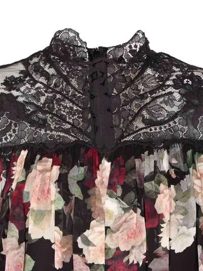 Zimmermann Blusa Hypnotic In Crepe Stampato  Donna In Black