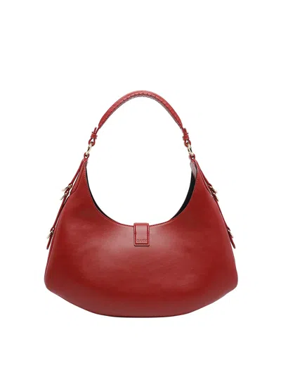 Ganni Women Small Kat Shoulder Bag In Red