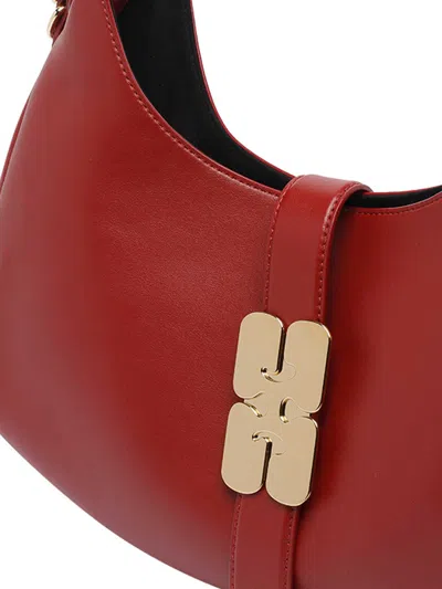 Ganni Women Small Kat Shoulder Bag In Red