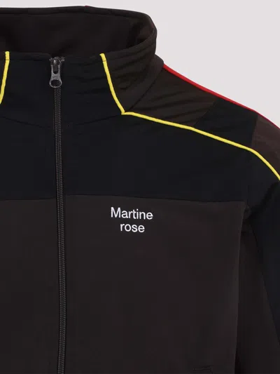 Martine Rose Shrunken Track Jacket In Black