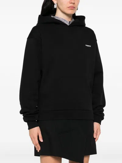 Coperni Hooded Sweatshirt In Black