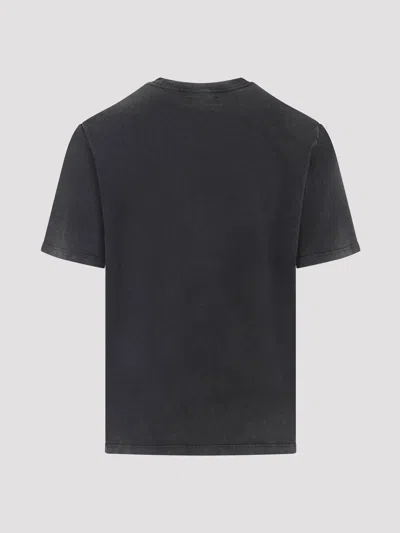 Amiri Black Crewneck Logo T-shirt In Black