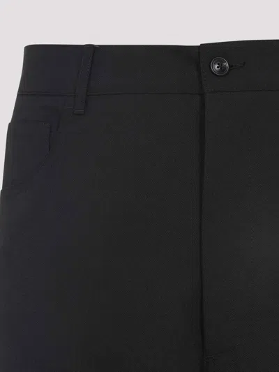 Amiri Tailored Black Trousers With Premium Polyester-wool Blend In Blue