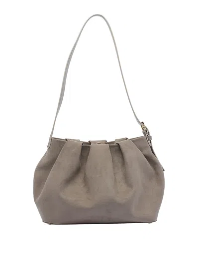 Themoirè Versatile Shoulder Bag Adjustable Strap In Sand
