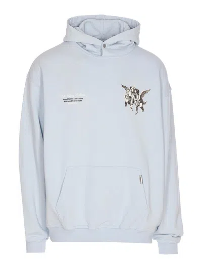 Represent Hooded Sweater Kangaroo Pocket In Blue