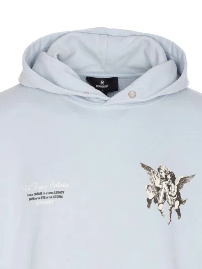 Represent Hooded Sweater Kangaroo Pocket In Blue
