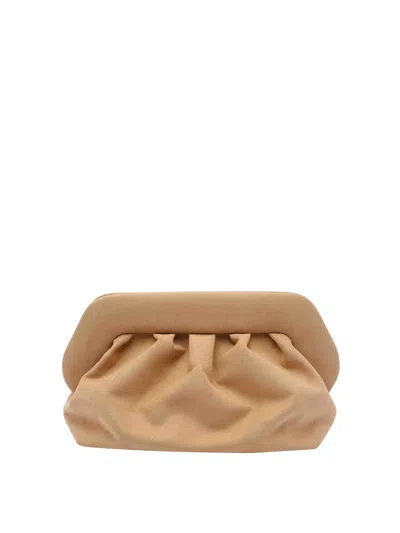 Themoirè Themoir Bios Suede Clutch In Brown