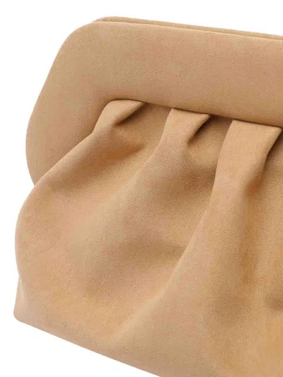Themoirè Themoir Bios Suede Clutch In Brown