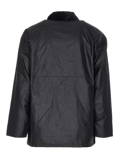 Sunflower Waxed Ripstop Leisure Jacket In Black