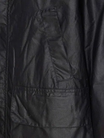 Sunflower Waxed Ripstop Leisure Jacket In Black