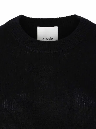 Allude Sweaters In Black
