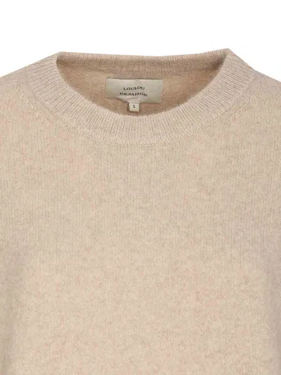 Loulou Studio Tristan Sweater In Neutral