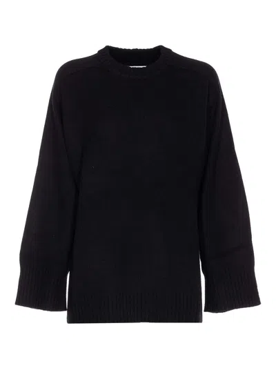 Loulou Studio Loulou Black Wool Blend Oversize Safi Sweater In Black