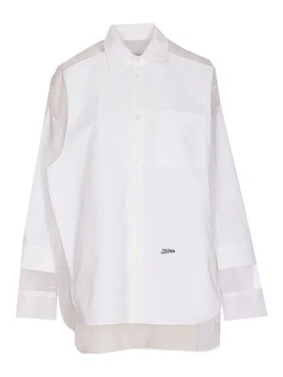 Jean Paul Gaultier Button-front Shirt In White