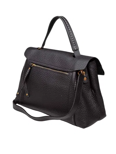 Visonà Handbag 21571 In Black Leather In Black
