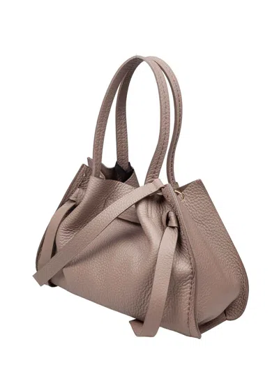 Visonà Shopping Bag Vittoria Santorini In Brown