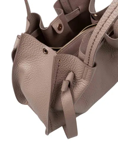 Visonà Shopping Bag Vittoria Santorini In Brown