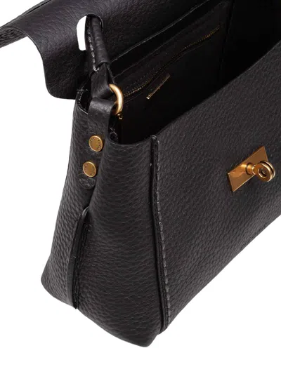 Visonà Handbag 21570 In Black Leather In Black