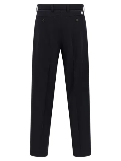 Department Five Gin Pintucks Trousers In Black