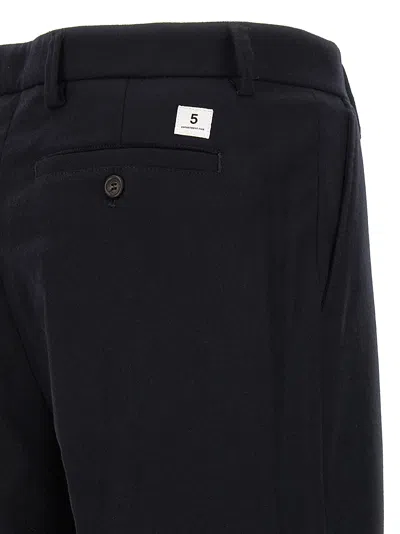 Department Five Gin Pintucks Trousers In Black
