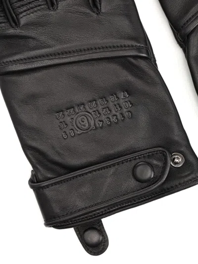 Mm6 Maison Margiela Gloves Black In Black