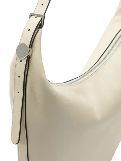Marni Shoulder Bag With Adjustable Strap And Metal Hardware In White