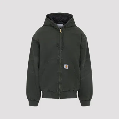 Carhartt Wip Olive Green Organic Cotton Og Active Jacket In Green
