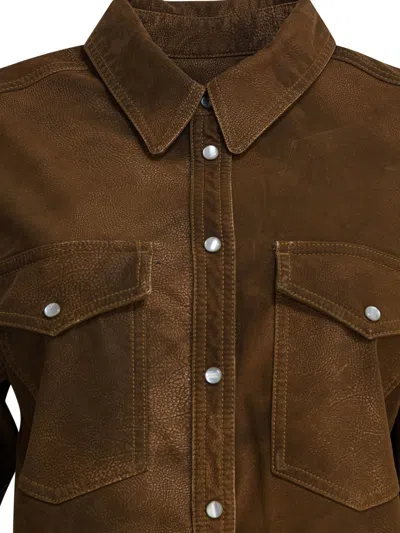 Isabel Marant Étoile Karima Shirts Brown In Brown