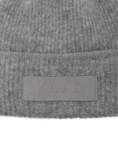 Jacquemus Gros Grain Pleated Brim Turn-up Hat