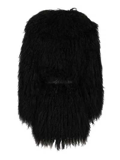 Numero Otto Mongolia Coats Black In Black