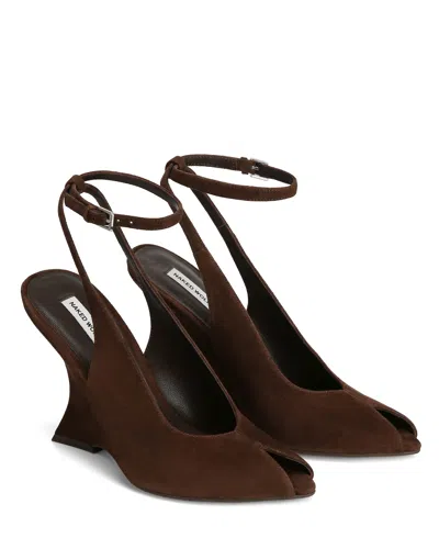 Naked Wolfe Ronnie Brown Suede In Brown