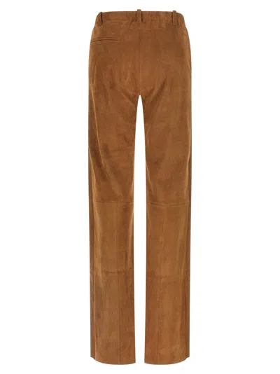Stouls Trousers With Side And Back Pockets In Brown