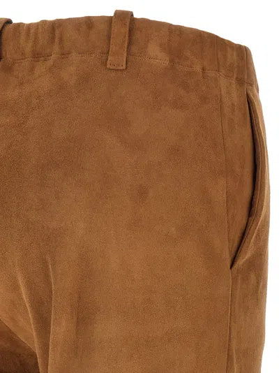 Stouls Trousers With Side And Back Pockets In Brown