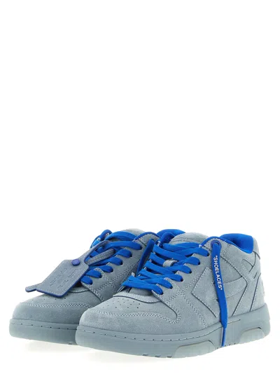 Off-white Out Of Office Sneakers Gray In Blue