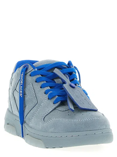 Off-white Out Of Office Sneakers Gray In Blue