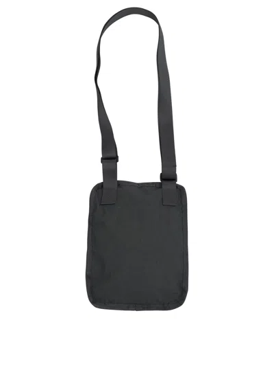C.p. Company Plain Paper Touch Crossbody Bags Grey In Black